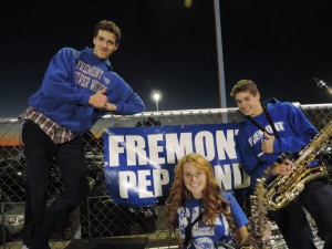 Fremont's pep band has plays at every game. By: Marissa Barnes