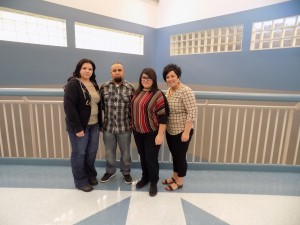 Analicia Cortes, nominated by Mrs. Robbins, with parents Urbano and Dianne Cortes.