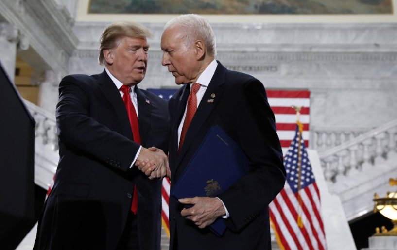 Results of meeting between President Trump and Orrin Hatch